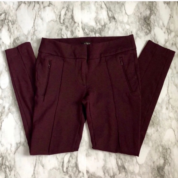 LOFT Pants - Loft • Burgundy Legging • Size 2